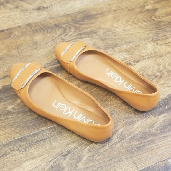 calvin klein women's oneta ballet flats